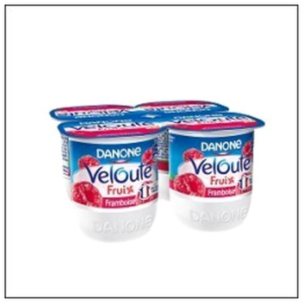 DANONE VELOUTE FRUIX 125G X4 FRAMBOISE