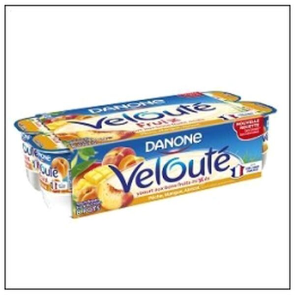 DANONE VELOUTE FRUIX 125G X8 JAUNES