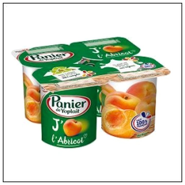 CAT-05329 PANIER ABRICOT-PECHE 4X125G YOPLAIT - Image 1