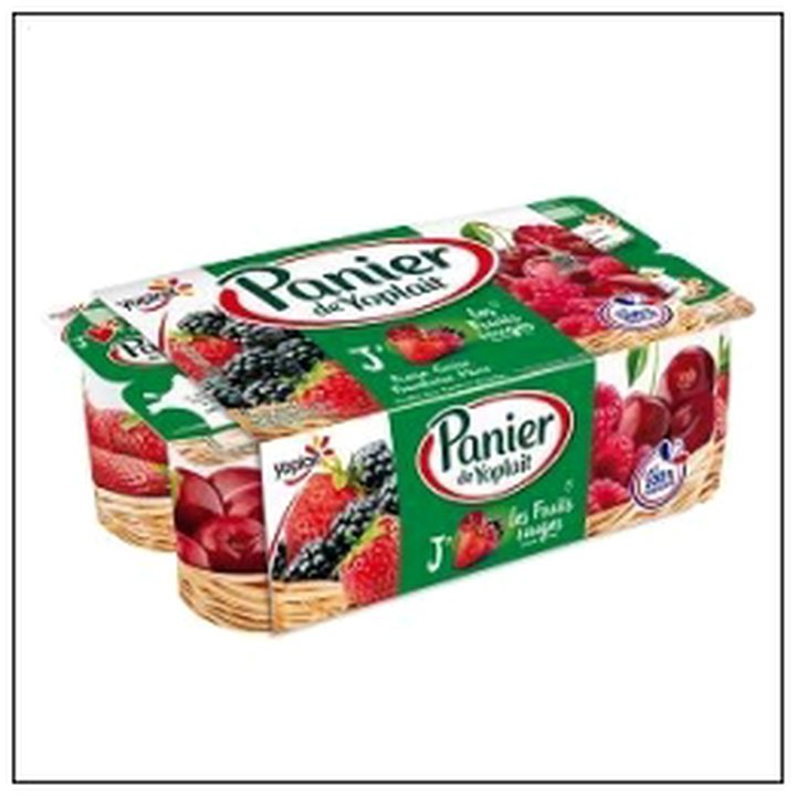 CAT-05330 PANIER AUX FRUITS ROUGE 8 125G YOPLAIT - Image 1