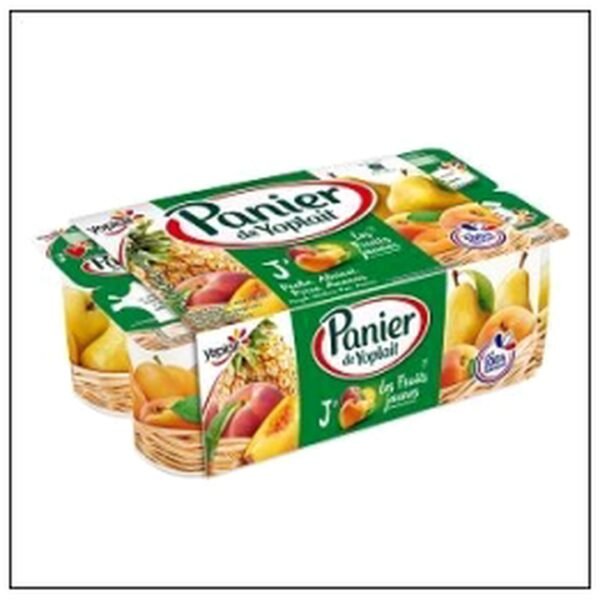 PANIER AUX FRUITS JAUNE 8 125G YOPLAIT