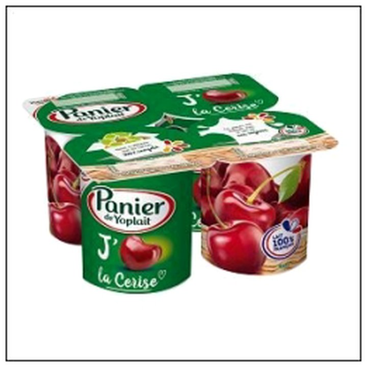 CAT-05334 PANIER DE FRUITS CERISE 4X125G YOPLAIT - Image 1