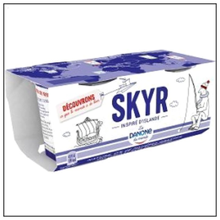 CAT-05340 DANONE SKYR NATURE 2X140G - Image 1
