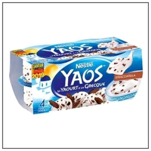 YAOURT GRECQUE YAOS STRAC CIATELLA 4X125G NESTLE