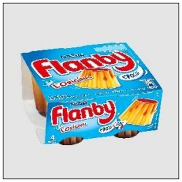 FLANBY GOUT VANILLE NAPPE CARAMEL 4X100G NESTLE