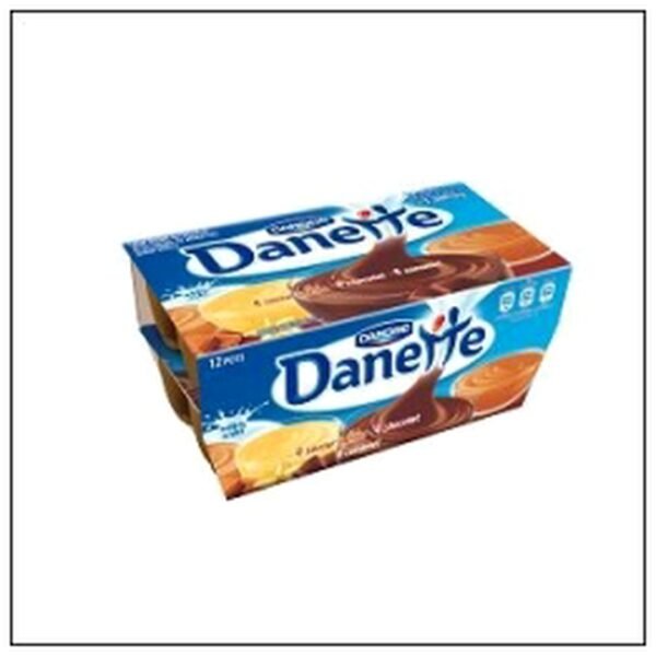 DANETTE PANACHE 12X115 CHOCO/CARAMEL/VANILLE