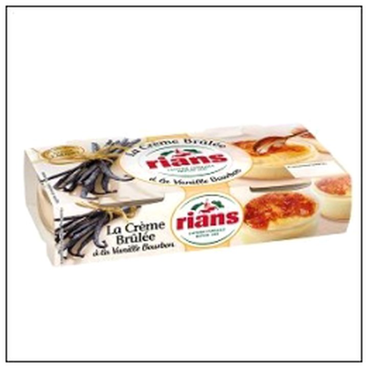 CAT-05379 CREME BRULEE A LA VANILLE BOURBON 2X100G RIANS - Image 1