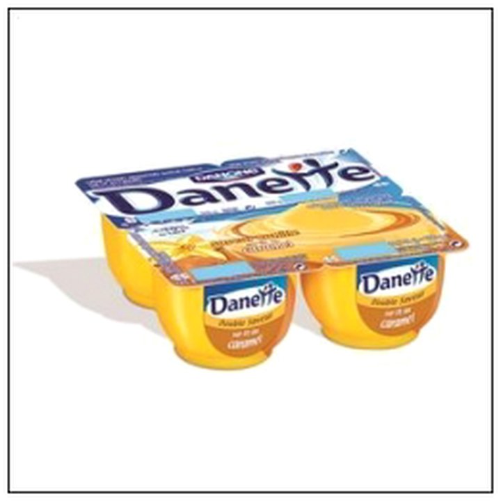 CAT-05380 DANETTE SAVEUR VANIL.SUR LIT DE CARAMEL 4X125 - Image 1