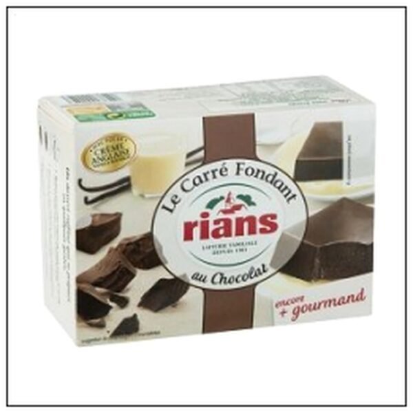 CARRE FONDANT AU CHOCOLAT CREM.ANGLAISE 2X110 RIANS