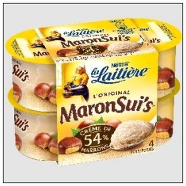LA LAITIERE MARRONSUIS X4 4X68.8G LA LAITIERE