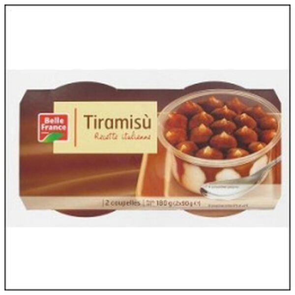 TIRAMISU MASCARPONE 2X90G ITALIE BELLE FRANCE
