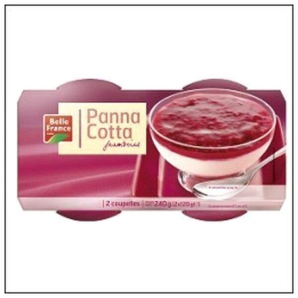 PANNA COTTA COULIS FRAM- BOISE 2X120G BEL.FRANCE