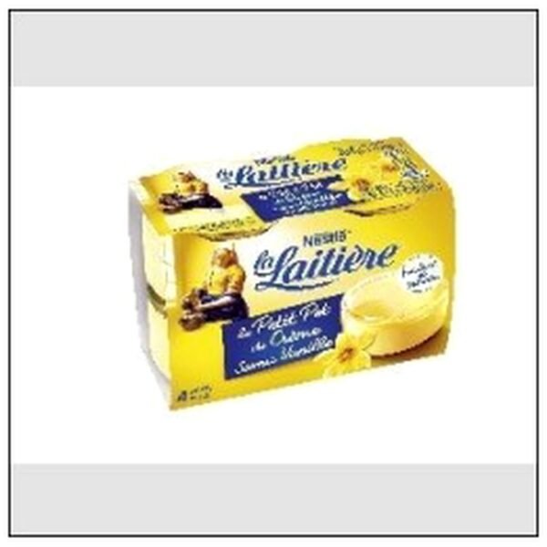 PETIT POT CREME VANILLE 4X100 LA LAITIERE