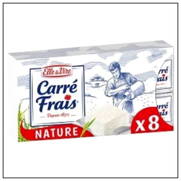 8 CARRE FRAIS NATURE 200G ELLE & VIRE