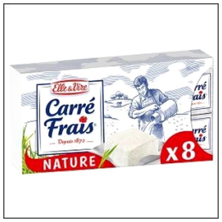 CAT-05453 8 CARRE FRAIS NATURE 200G ELLE & VIRE - Image 1