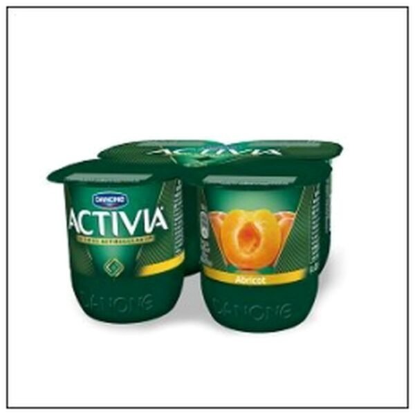 ACTIVIA ABRICOT 4X125G