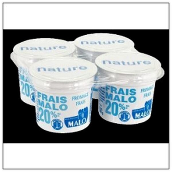 FROMAGE FRAIS NATURE 20% 4 X 100G SAINT MALO
