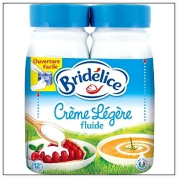 CREME LEGERE UHT 12 % M.G BOUTEILLE 2 X 25 CL