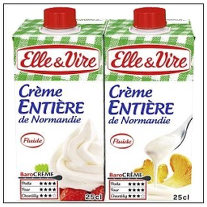 CAT-05505 L.2 BRIK 25 CREME ENTIERE 30% ELLE&VIRE - Image 1