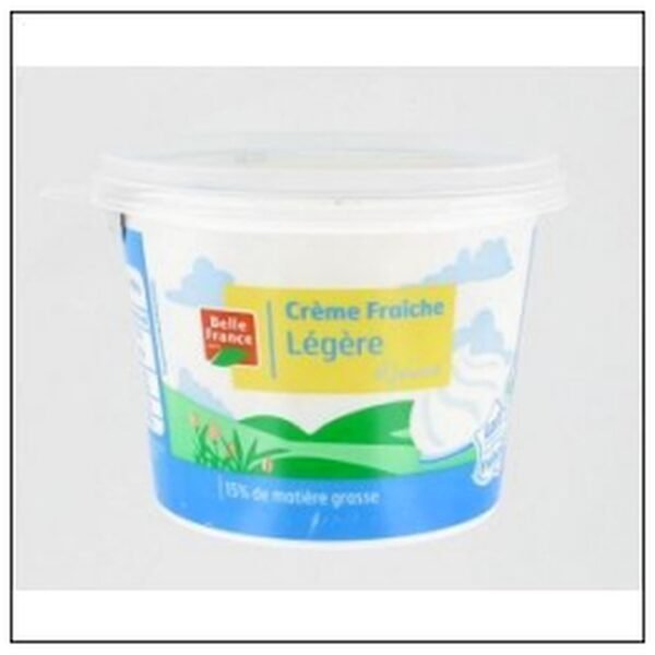 CREME FRAICHE ALLEGE 15% EPAISSE 45CLBELLE FRANCE