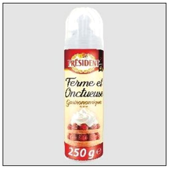 CAT-05515 BOMBE CREME SOUS PRESSION 250G PRESIDENT - Image 1
