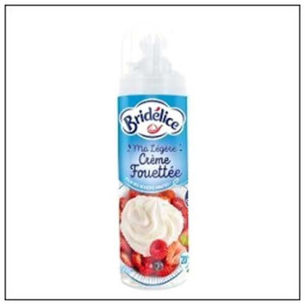 BOMBE CREME LEGERE SUCREE 250G BRIDELICE