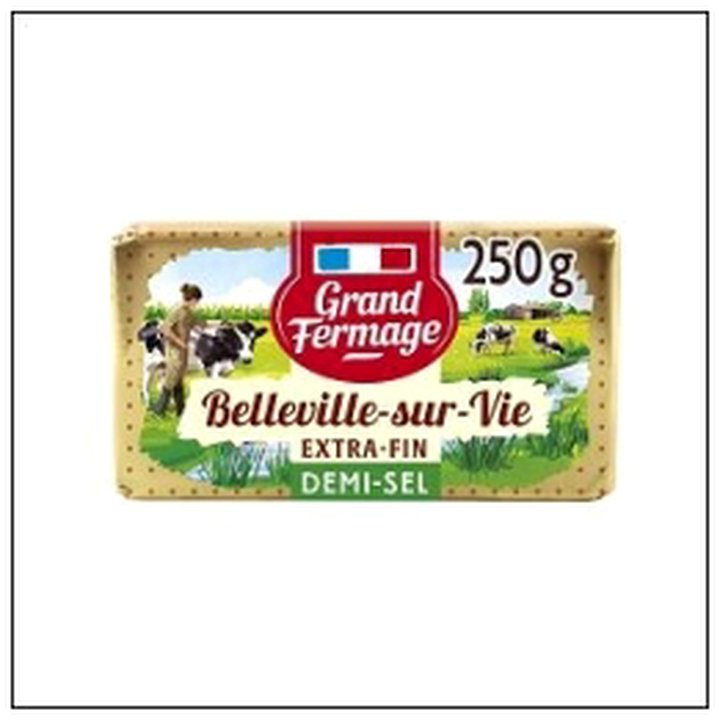 CAT-05527 BEURRE MOULE 1/2 250G GD.FERMAGE - Image 1