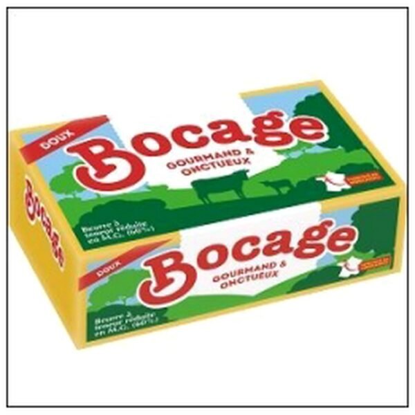 PLAQ.250G BEURRE DOUX 60% MATIERE GRASSE
