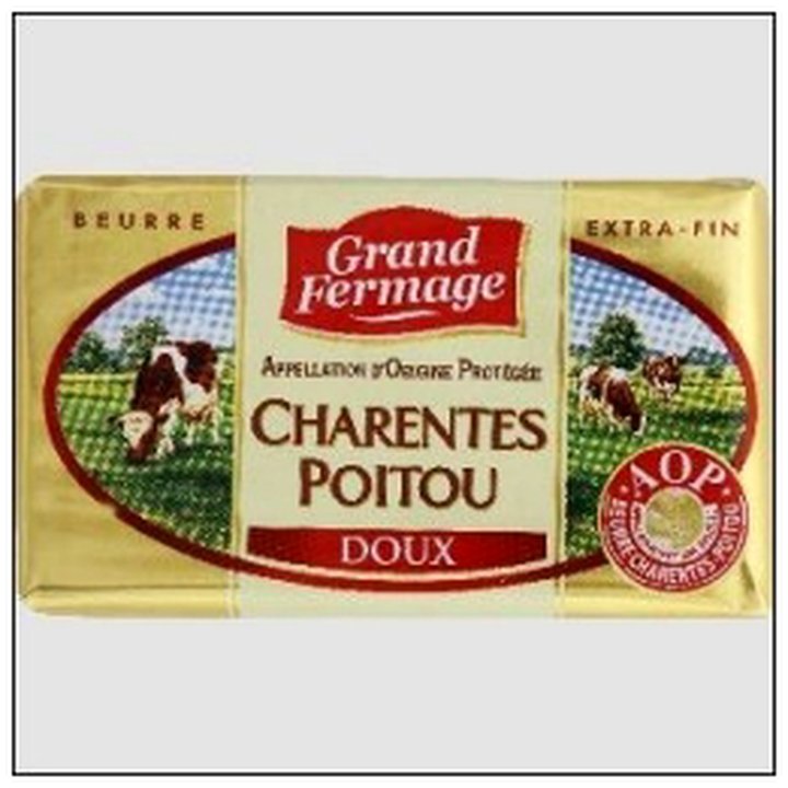 CAT-05531 BEURRE DOUX DES CHARENTES 250G AOP GD.FERMAGE - Image 1