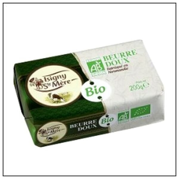 BEURRE DOUX BIO 200G ISIG NY SAINTE MERE