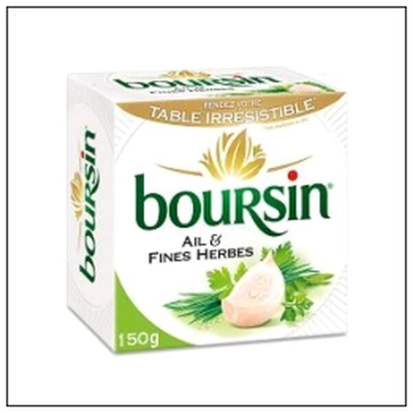 BOURSIN AIL & FINES HERBE 150G