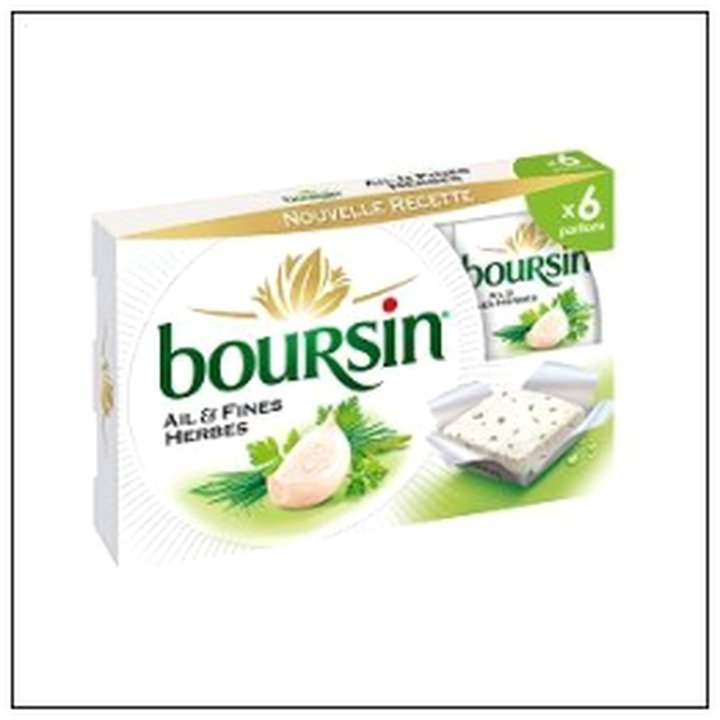 CAT-05547 BOURSIN 6 PORTIONS AIL ET FINES HERBES - Image 1