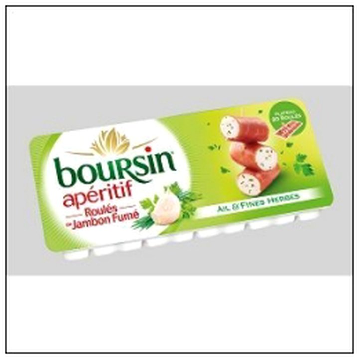 CAT-05548 ROULE BOURSIN JAMBON FUME AIL & FINES HERBES 100G - Image 1