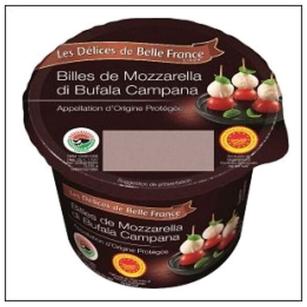 BILLE MOZZARELLA DI BUFFA LA AOP POT 120G D.B.F