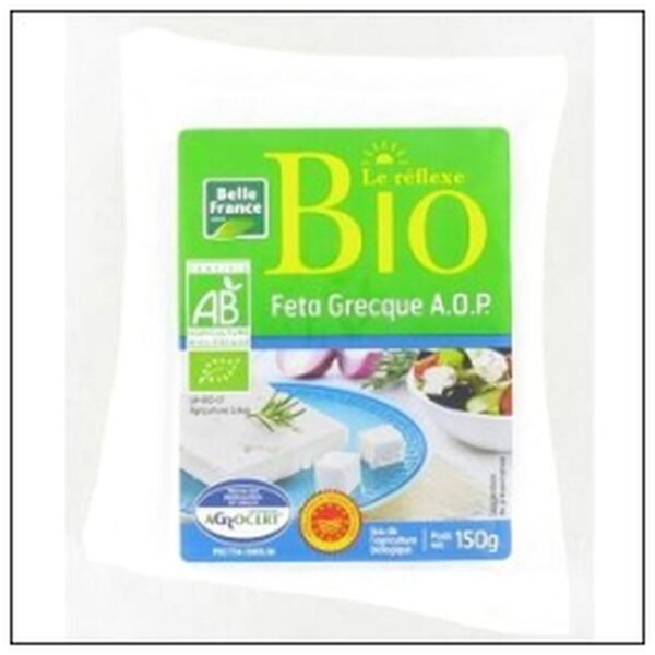 FETA GRECQUE LAIT FRAIS BREBIS 150G BIO B.FRANCE