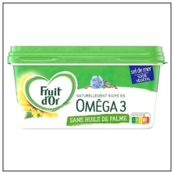 FRUIT D'OR OMEGA3 1/2SEL SANS HUILE PALME 450G