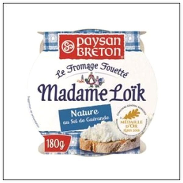 P.FROMAGE FOUETTE NATURE 180G MADAME LOIK