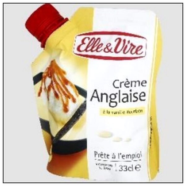 SAUCE CREME ANGLAISE A LA VANILLE 33CL ELLE & VIRE