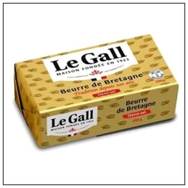 BEURRE DE BRETAGNE DEMI SEL 200G LEGALL