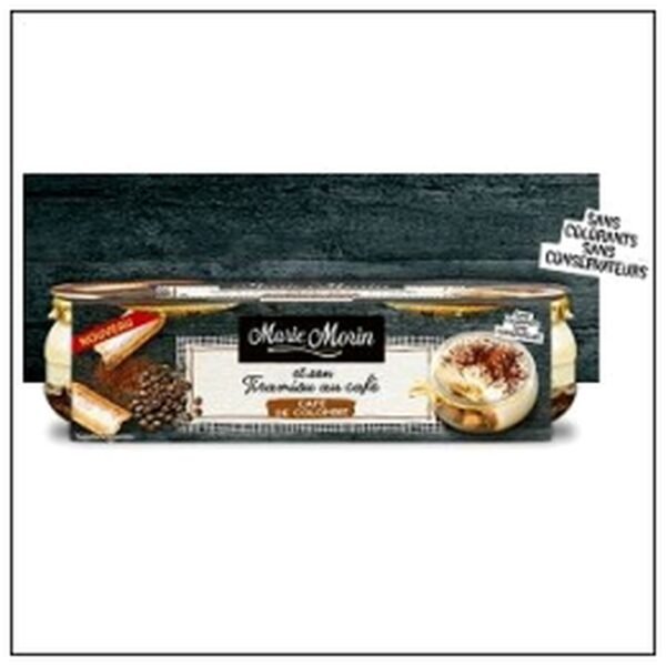 TIRAMISU CAFE 2X80G MARIE MORIN
