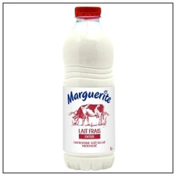 LAIT FRAIS ENTIER MICRO F ILTRÉ MARGUERITE 1L CANDI