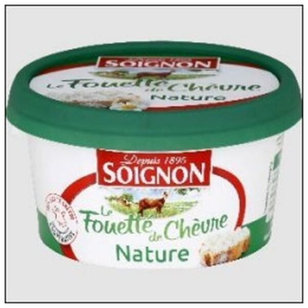 FROMAGE DE CHEVRE FOUETTE NATURE 140 G SOIGNON