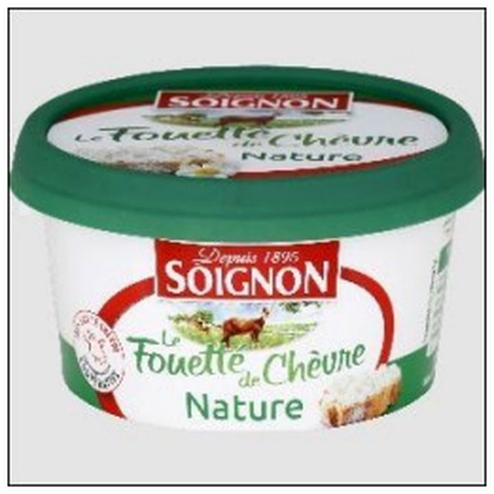 CAT-05649 FROMAGE DE CHEVRE FOUETTE NATURE 140 G SOIGNON - Image 1