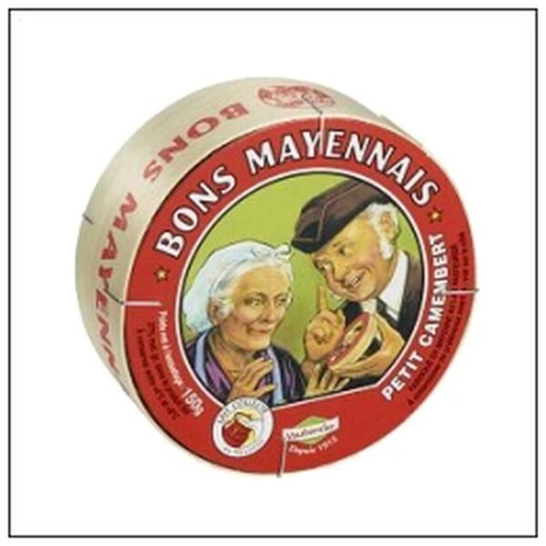 PETIT CAMEMBERT 50 % M.G 150 G BONS MAYENNAIS