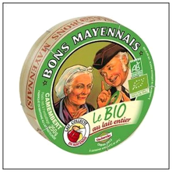CAT-05689 CAMEMBERT BIO 250 G BONS MAYENNAIS - Image 1