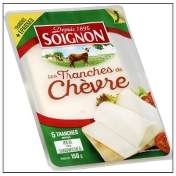 TRANCHE DE CHEVRE 150G SOIGNON