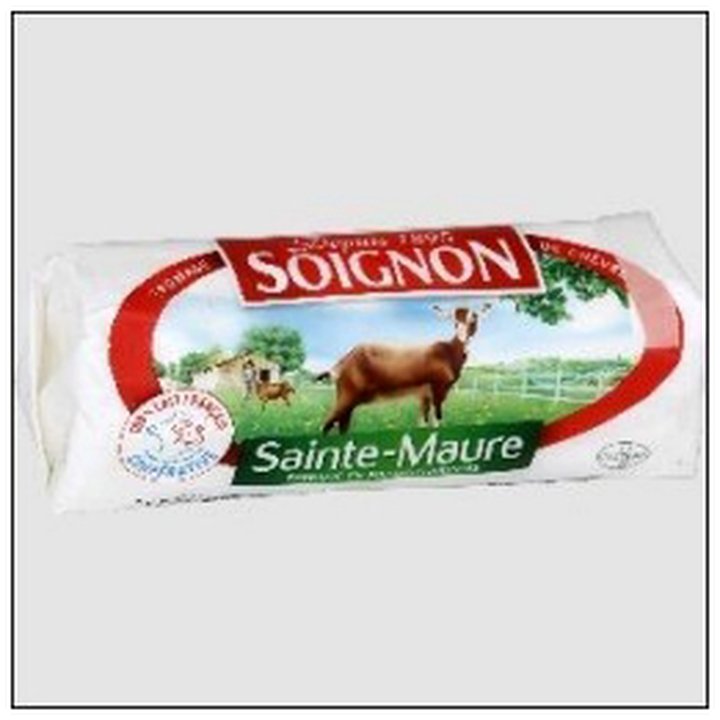 CAT-05697 SAINTE MAURE BUCHE CHEVRE 200G 45%MG SOIGNON - Image 1