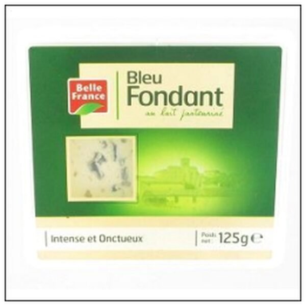 BLEU FONDANT LAIT VACHE PASTEURISE BARQ.125G B.F