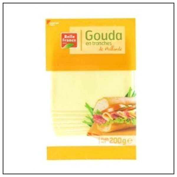 GOUDA TRANCHETTES 200G BELLE FRANCE
