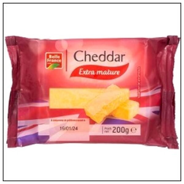 PORTION CHEDDAR EXTRA MA TURE 200G BELLE FRANCE